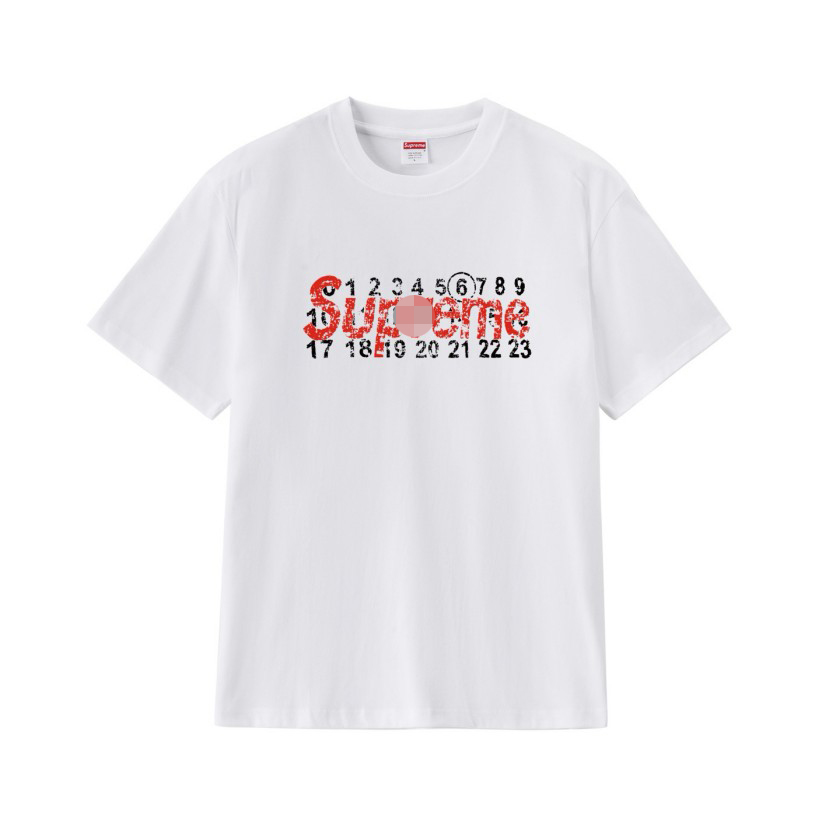 シュプリーム×マルタンマルジェラメンズ レディース 半袖Tシャツ