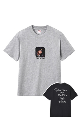 シュプリーム×WU-TANG CLANメンズ レディース 半袖Tシャツ