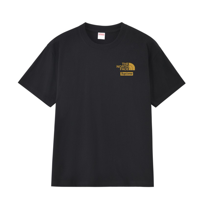 シュプリーム×ノースフェイスメンズ レディース 半袖Tシャツ