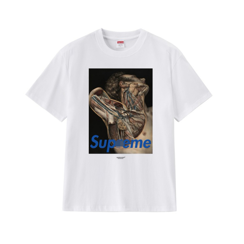 シュプリームメンズ レディース 半袖Tシャツ