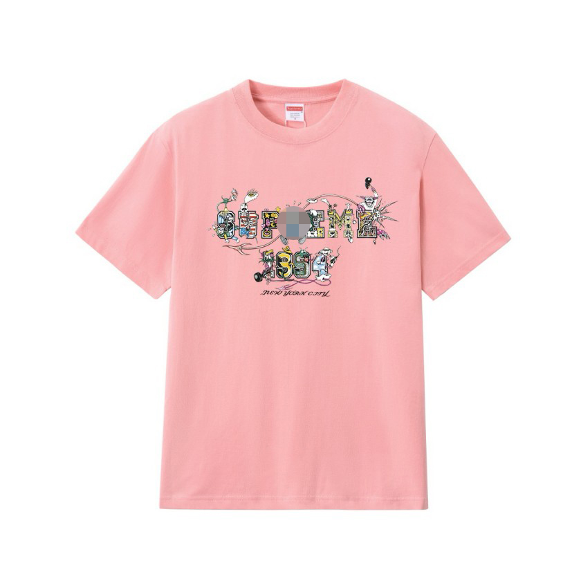 シュプリームメンズ レディース 半袖Tシャツ