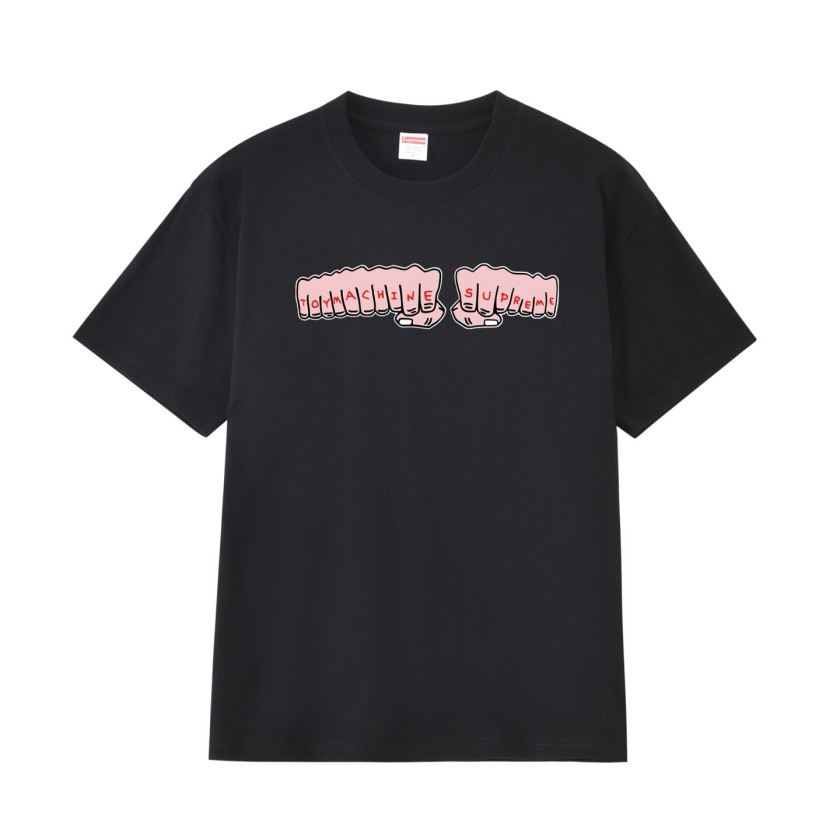 シュプリーム×TOY MACHINEメンズ レディース 半袖Tシャツ