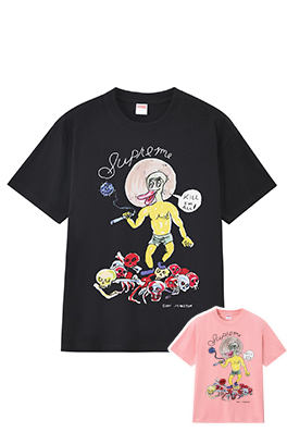 シュプリームメンズ レディース 半袖Tシャツ