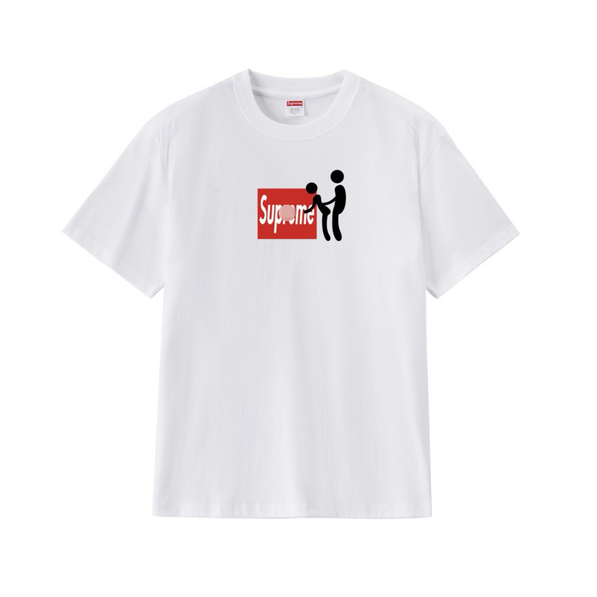 シュプリームメンズ レディース 半袖Tシャツ