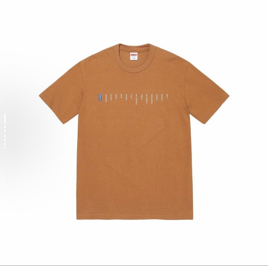 シュプリームメンズ レディース 半袖Tシャツ