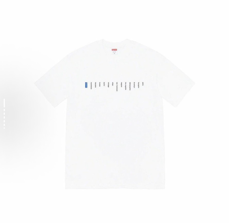 シュプリームメンズ レディース 半袖Tシャツ