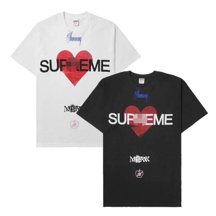 シュプリームメンズ レディース 半袖Tシャツ