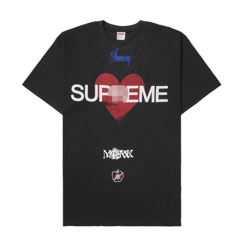 シュプリームメンズ レディース 半袖Tシャツ