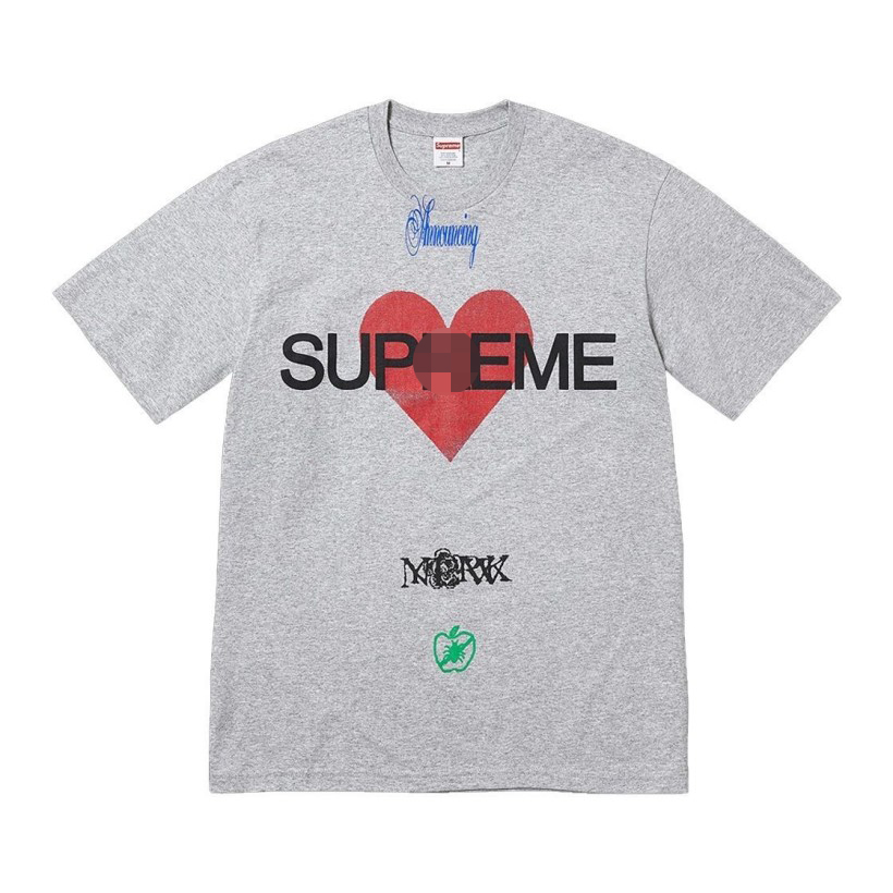 シュプリームメンズ レディース 半袖Tシャツ