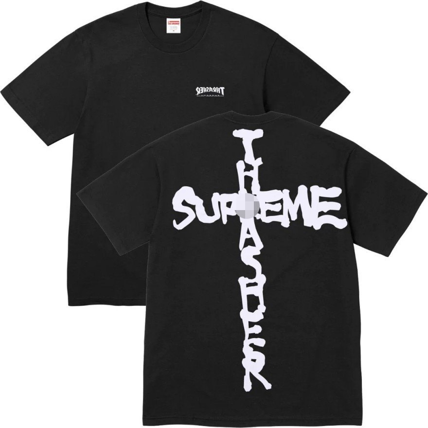 シュプリームメンズ レディース 半袖Tシャツ