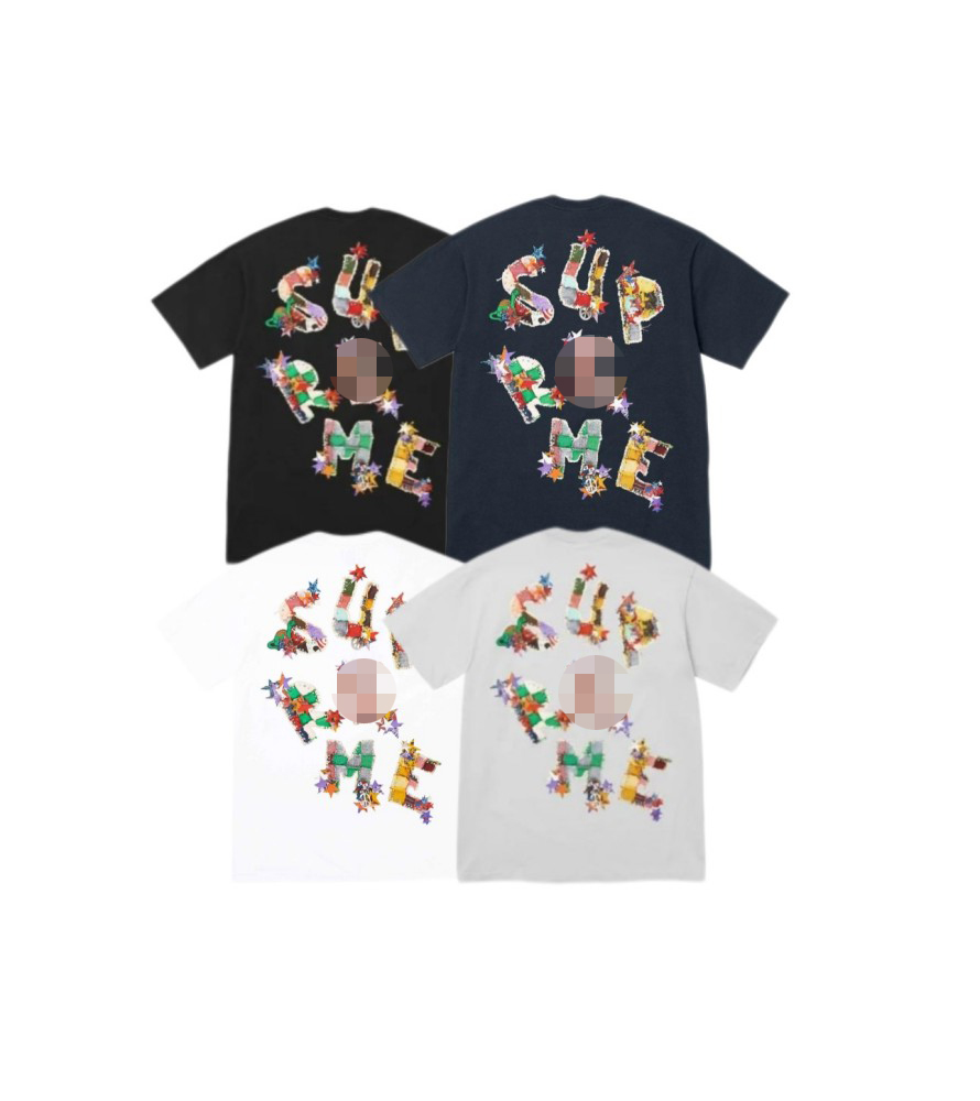 シュプリームメンズ レディース 半袖Tシャツ