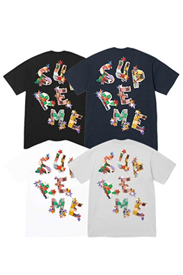 シュプリームメンズ レディース 半袖Tシャツ