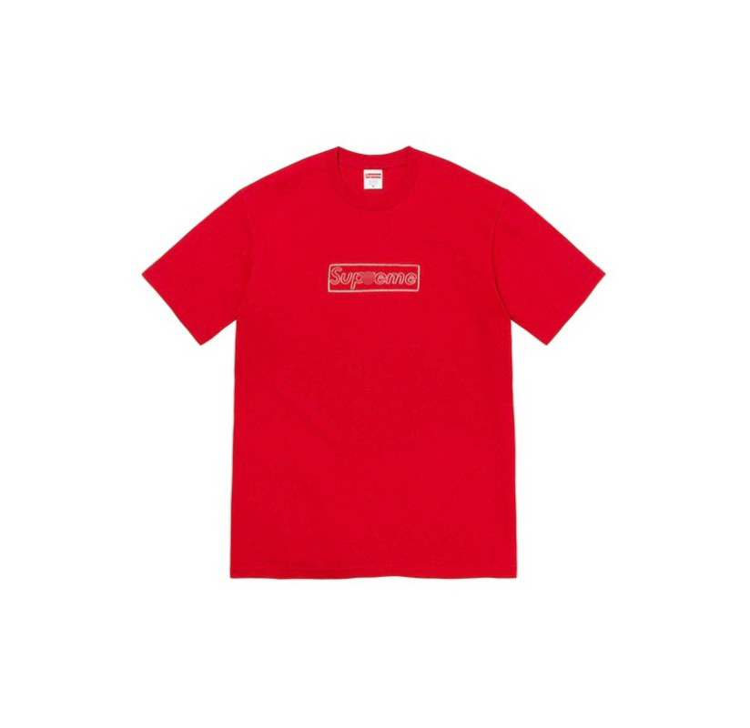 シュプリーム×KAWS WEEKメンズ レディース 半袖Tシャツ