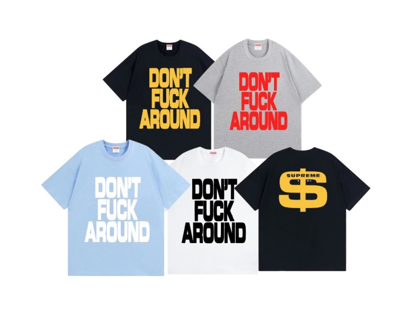 シュプリームメンズ レディース 半袖Tシャツ