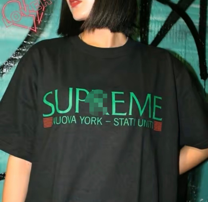 シュプリームメンズ レディース 半袖Tシャツ