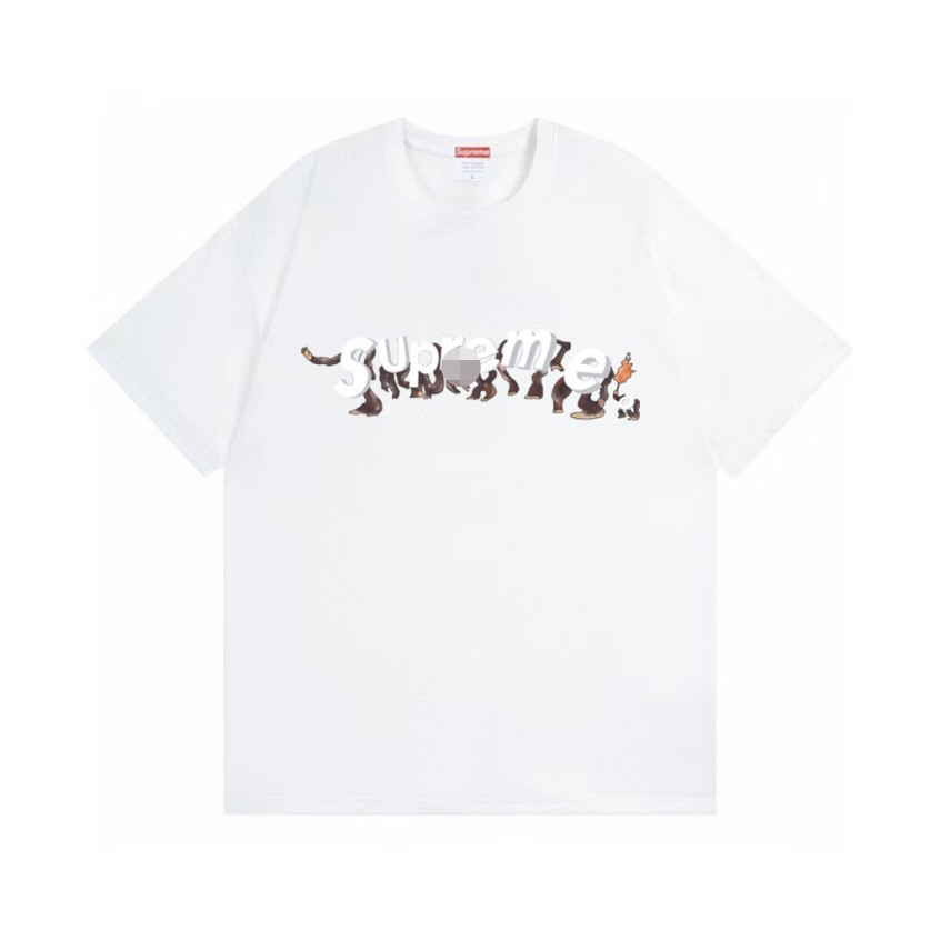 シュプリームメンズ レディース 半袖Tシャツ