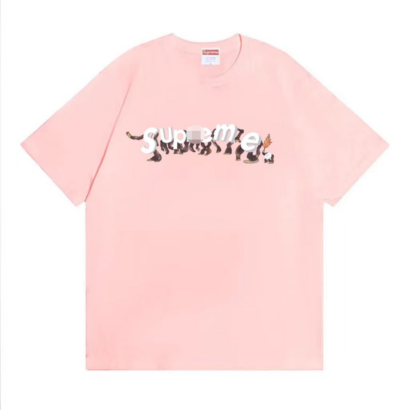 シュプリームメンズ レディース 半袖Tシャツ