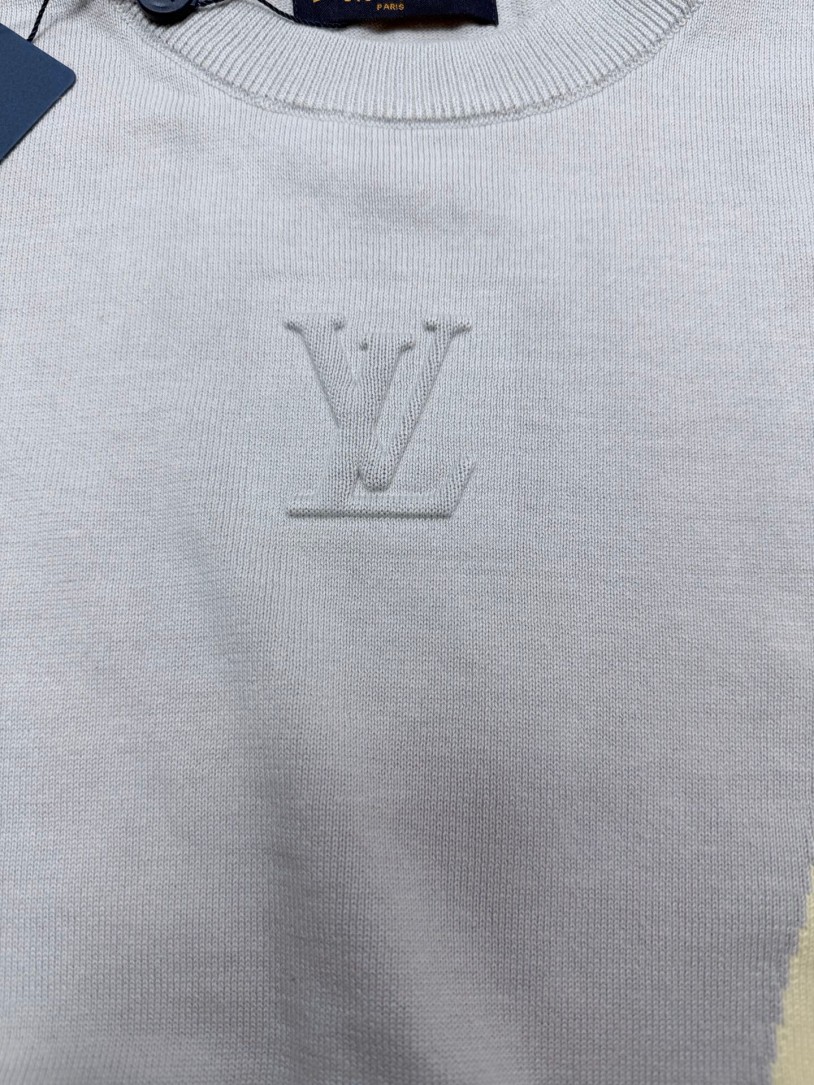 ルイヴィトンスーパーコピーメンズ レディース　ニット 半袖Tシャツ