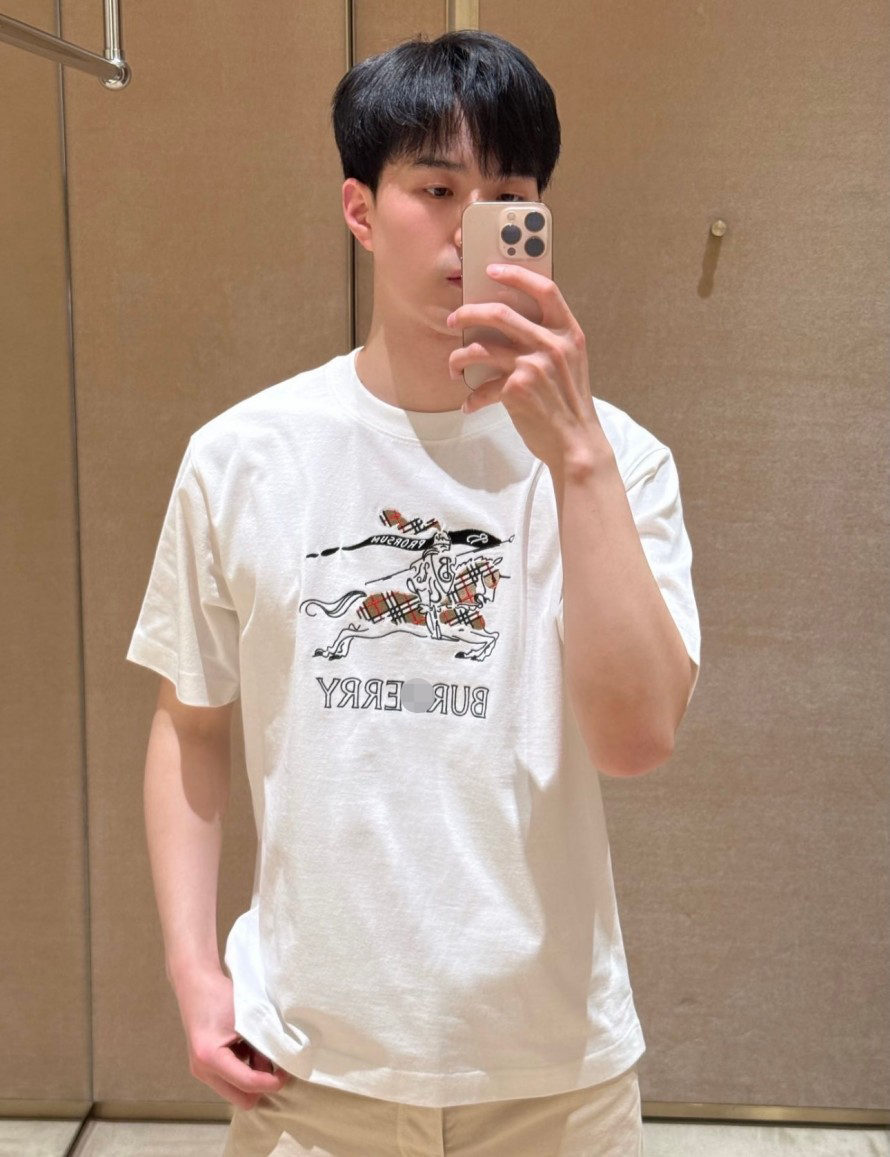 バーバリーメンズ レディース 半袖Tシャツ