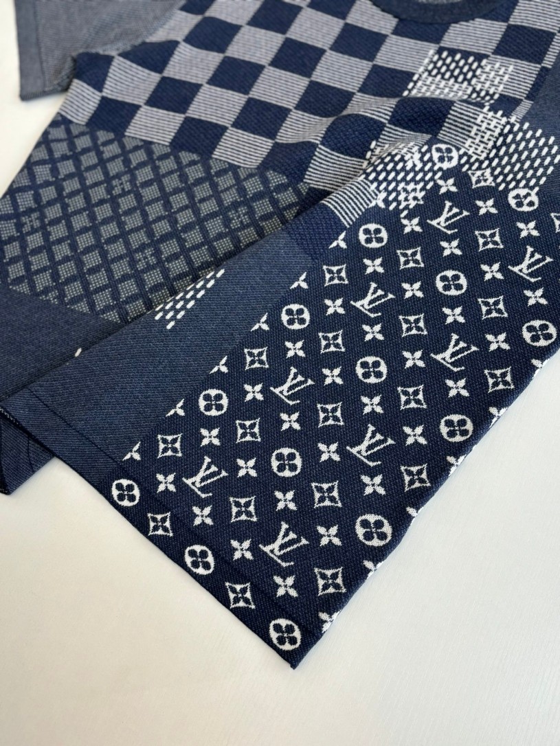 ヴィトンメンズ レディース　ニット 半袖Tシャツ