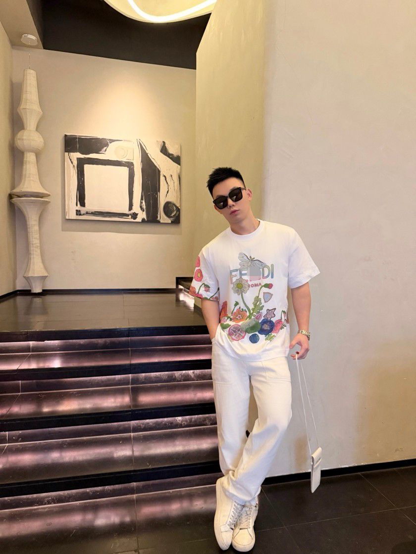 フェンディメンズ レディース 半袖Tシャツ