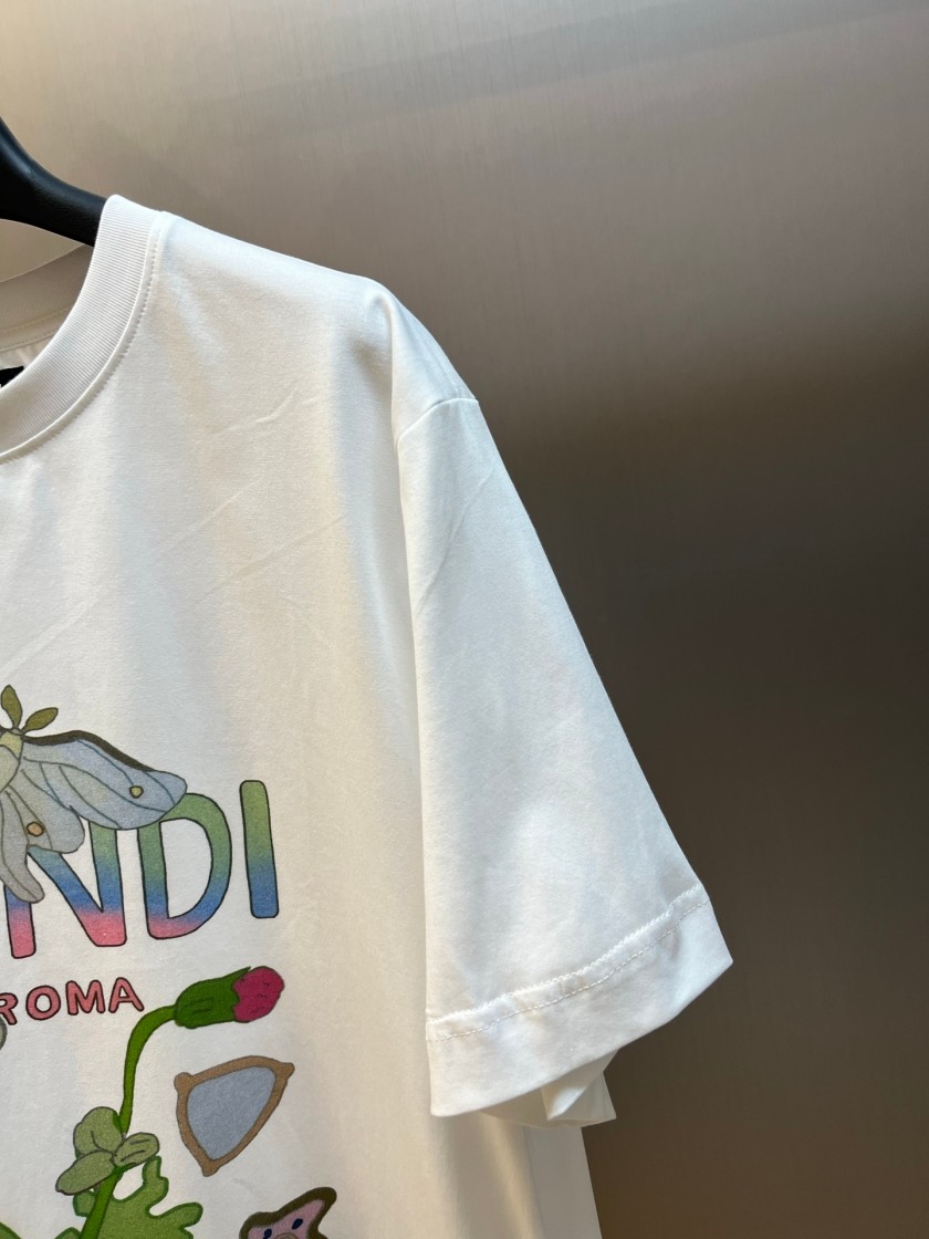 フェンディメンズ レディース 半袖Tシャツ