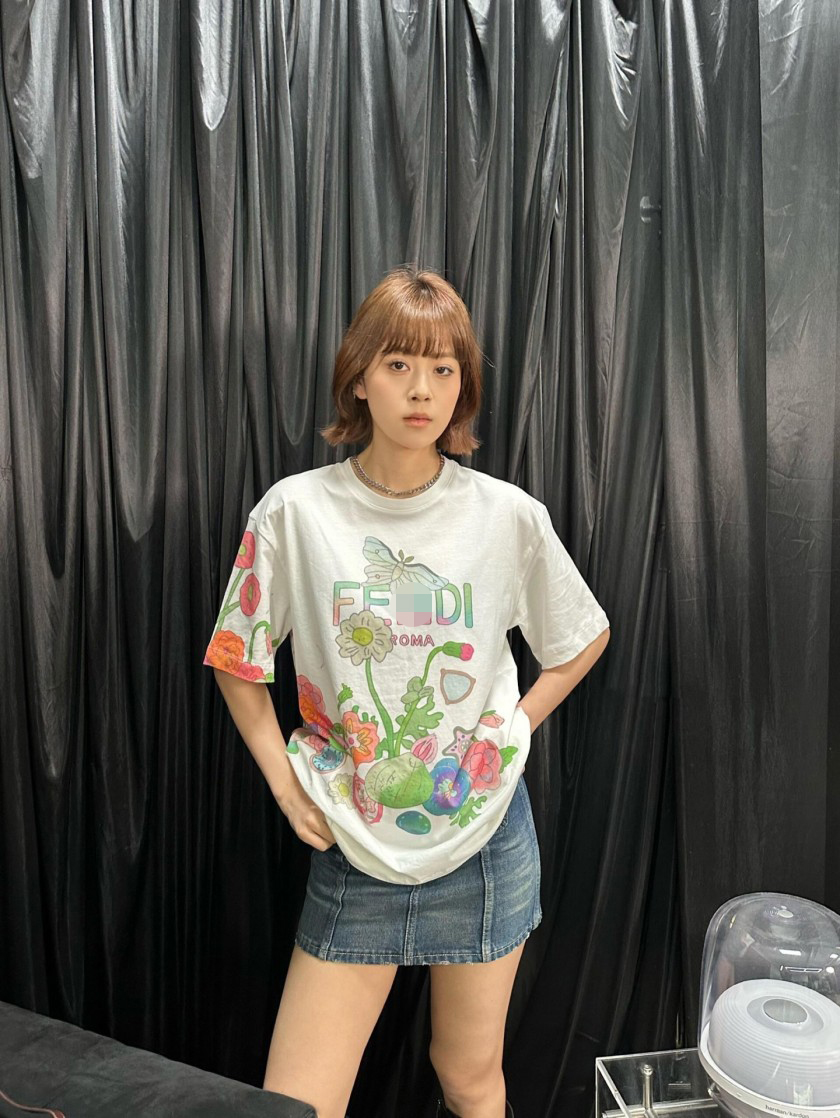 フェンディメンズ レディース 半袖Tシャツ
