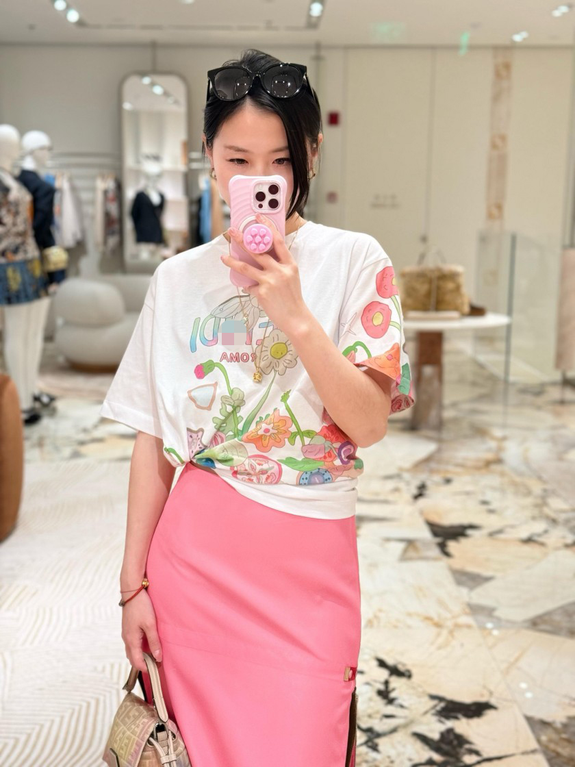 フェンディメンズ レディース 半袖Tシャツ