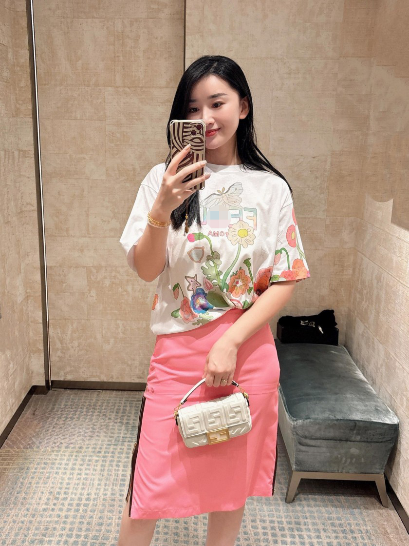 フェンディメンズ レディース 半袖Tシャツ