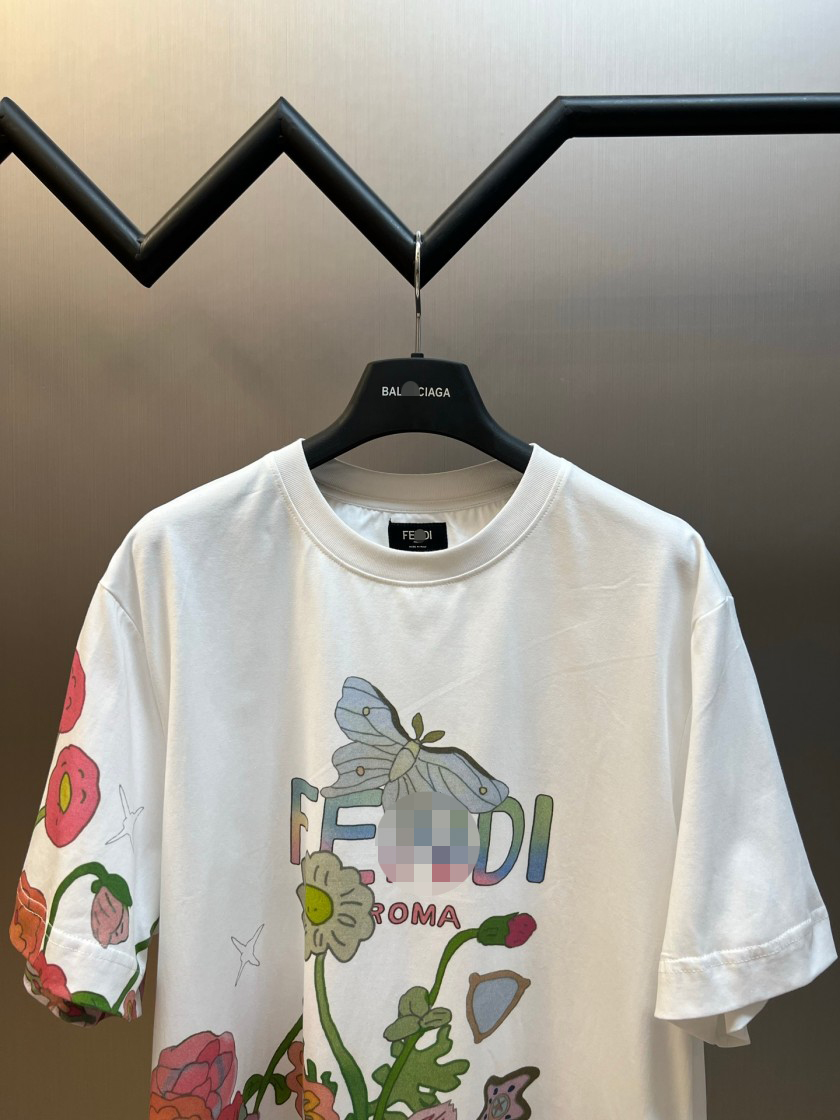 フェンディメンズ レディース 半袖Tシャツ