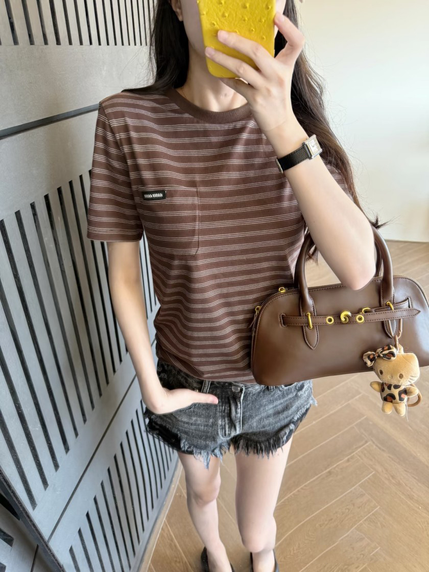 ミュウミュウメンズ レディース 半袖Tシャツ