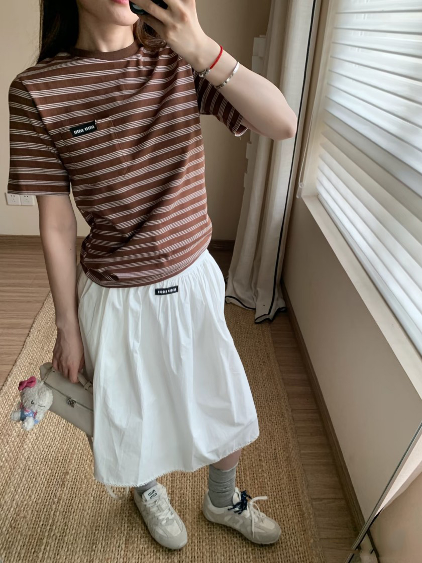 ミュウミュウメンズ レディース 半袖Tシャツ