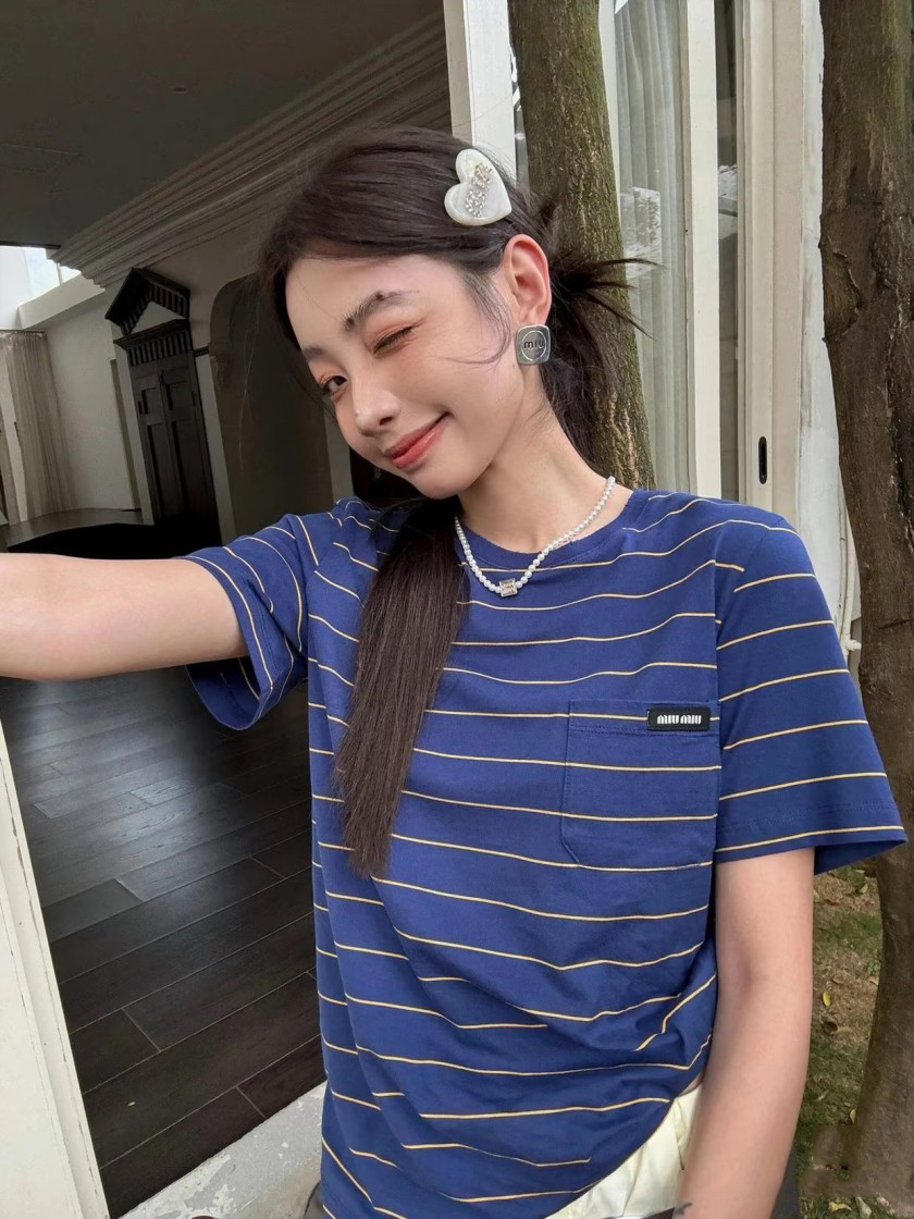 ミュウミュウメンズ レディース 半袖Tシャツ