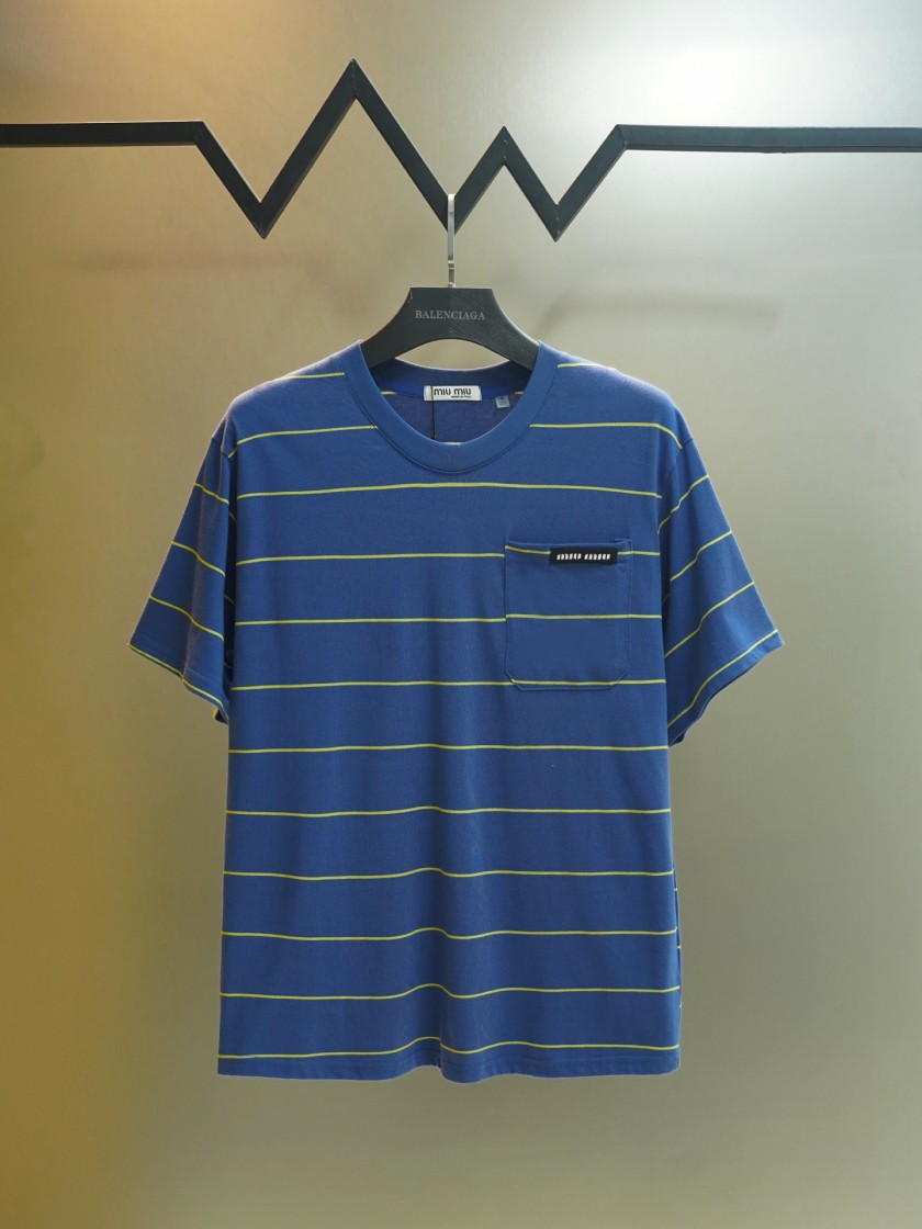 ミュウミュウメンズ レディース 半袖Tシャツ