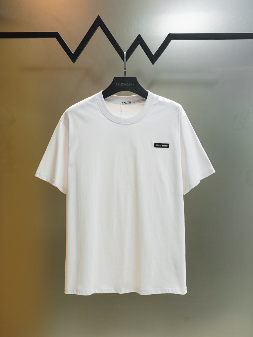 ミュウミュウメンズ レディース 半袖Tシャツ