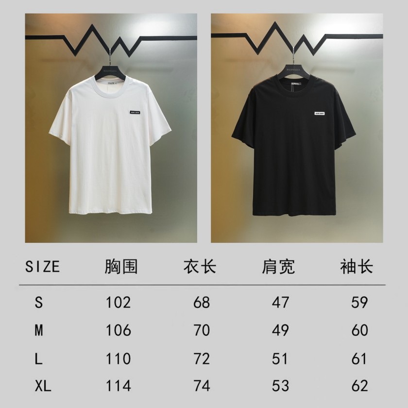 ミュウミュウメンズ レディース 半袖Tシャツ