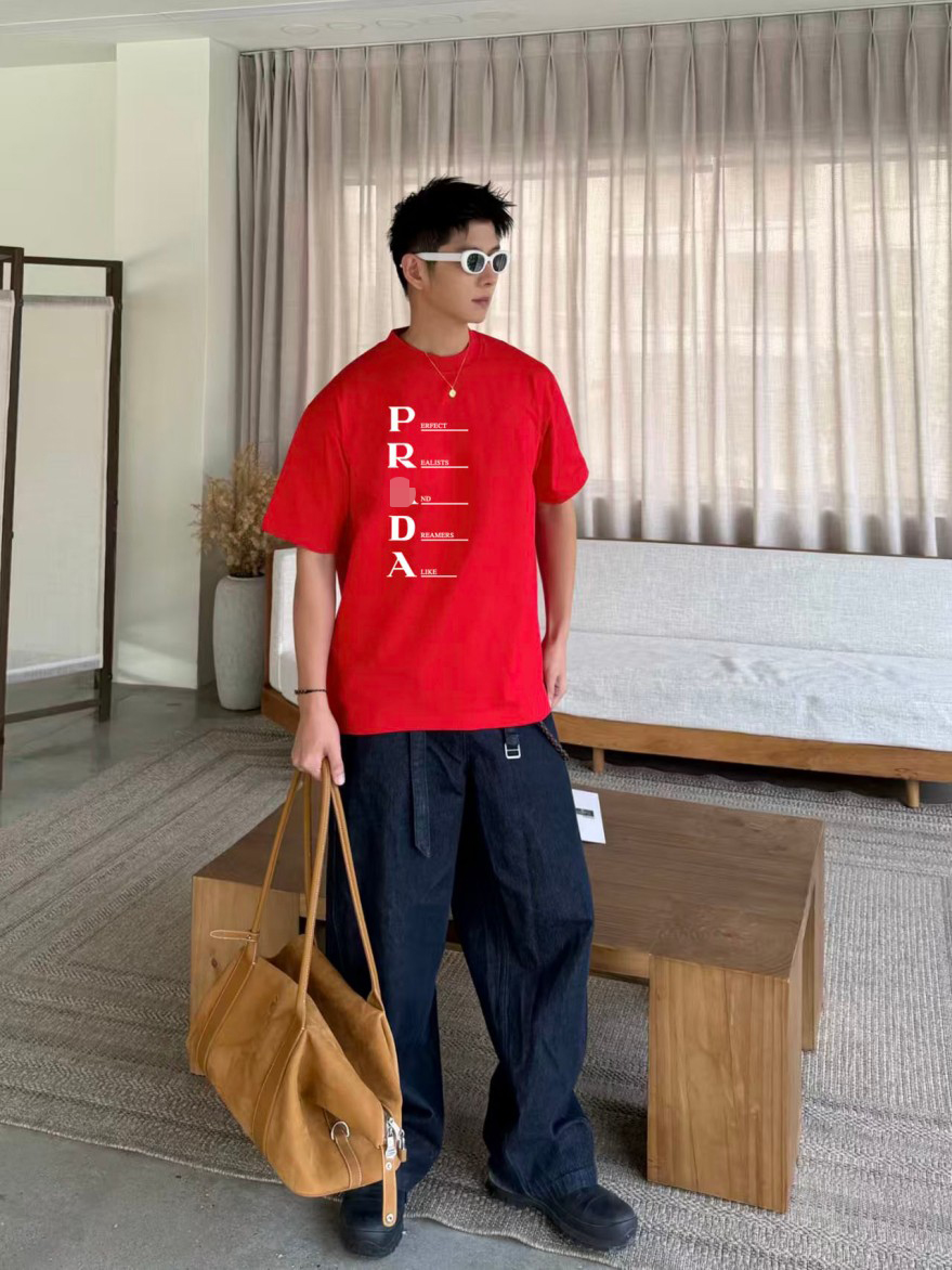 プラダスーパーコピーメンズ レディース 半袖Tシャツ