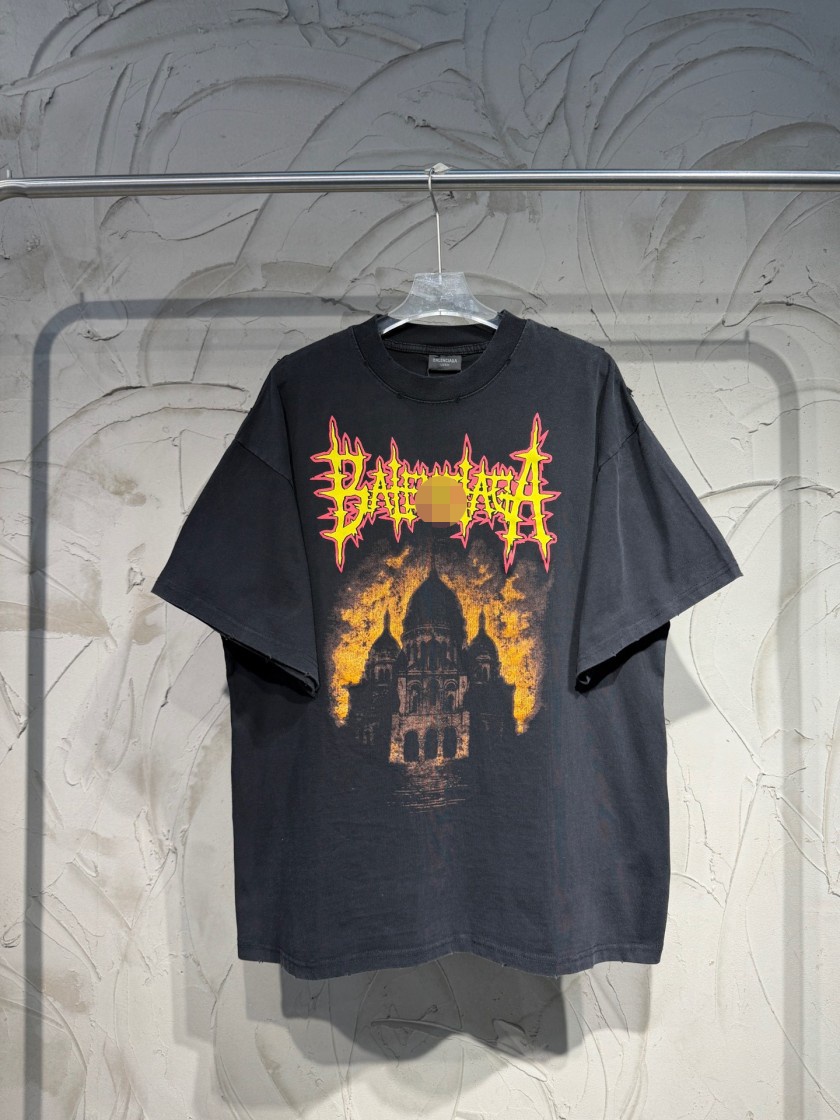 バレンシアガコピー BALENCIAGAメンズ レディース 半袖Tシャツ