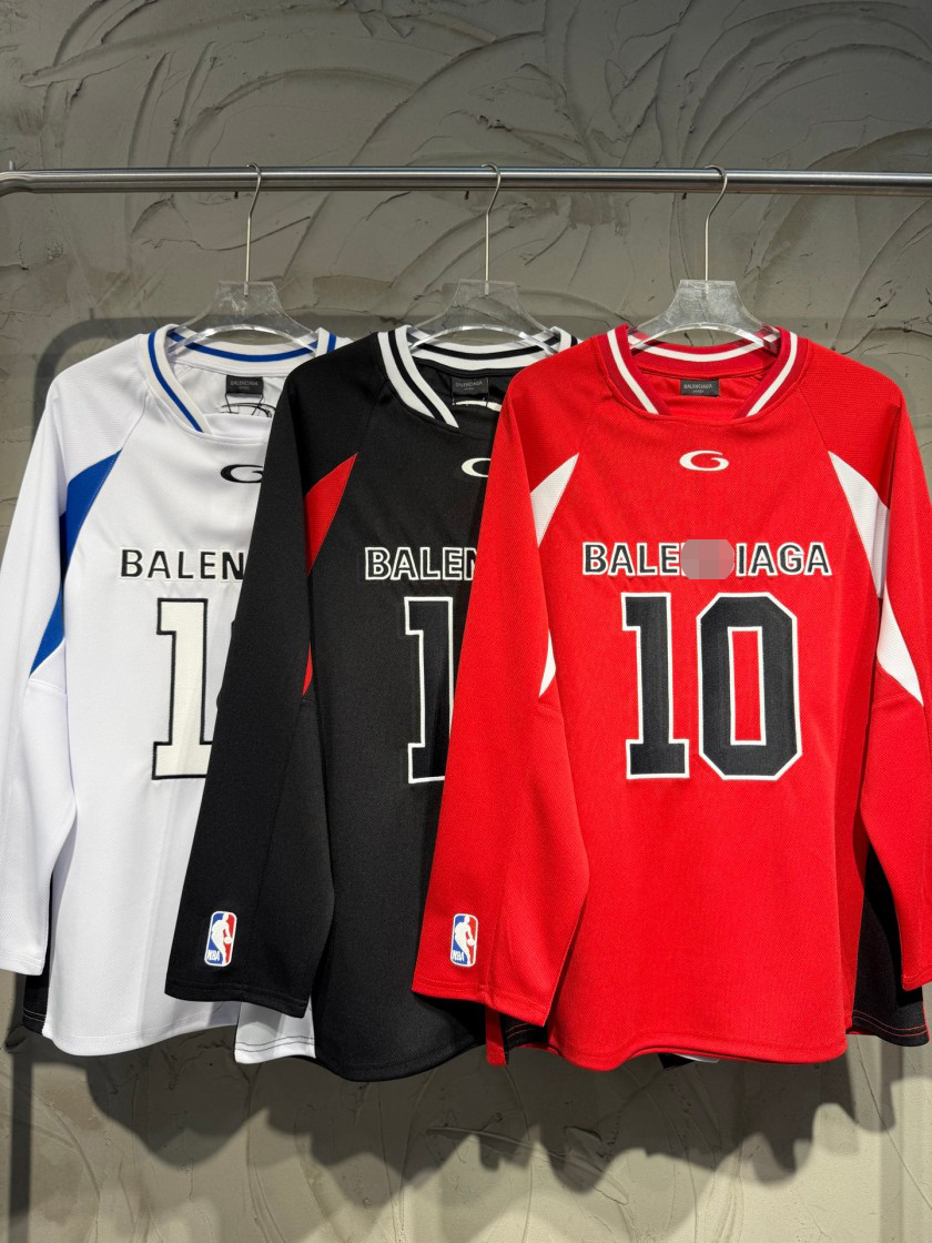 バレンタイプ×NBAメンズ レディース 長袖 Tシャツ