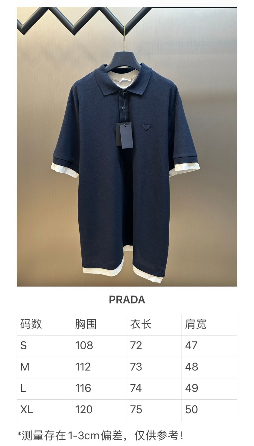 プラダメンズ レディース 半袖ポロシャツ