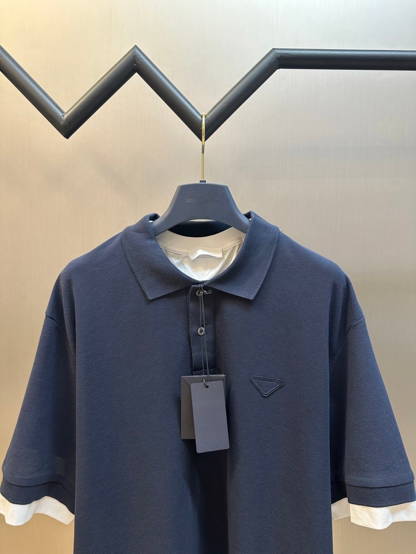 プラダメンズ レディース 半袖ポロシャツ