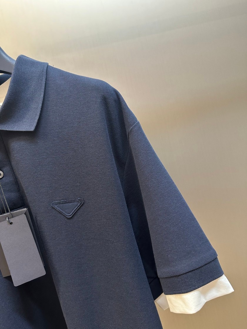 プラダメンズ レディース 半袖ポロシャツ