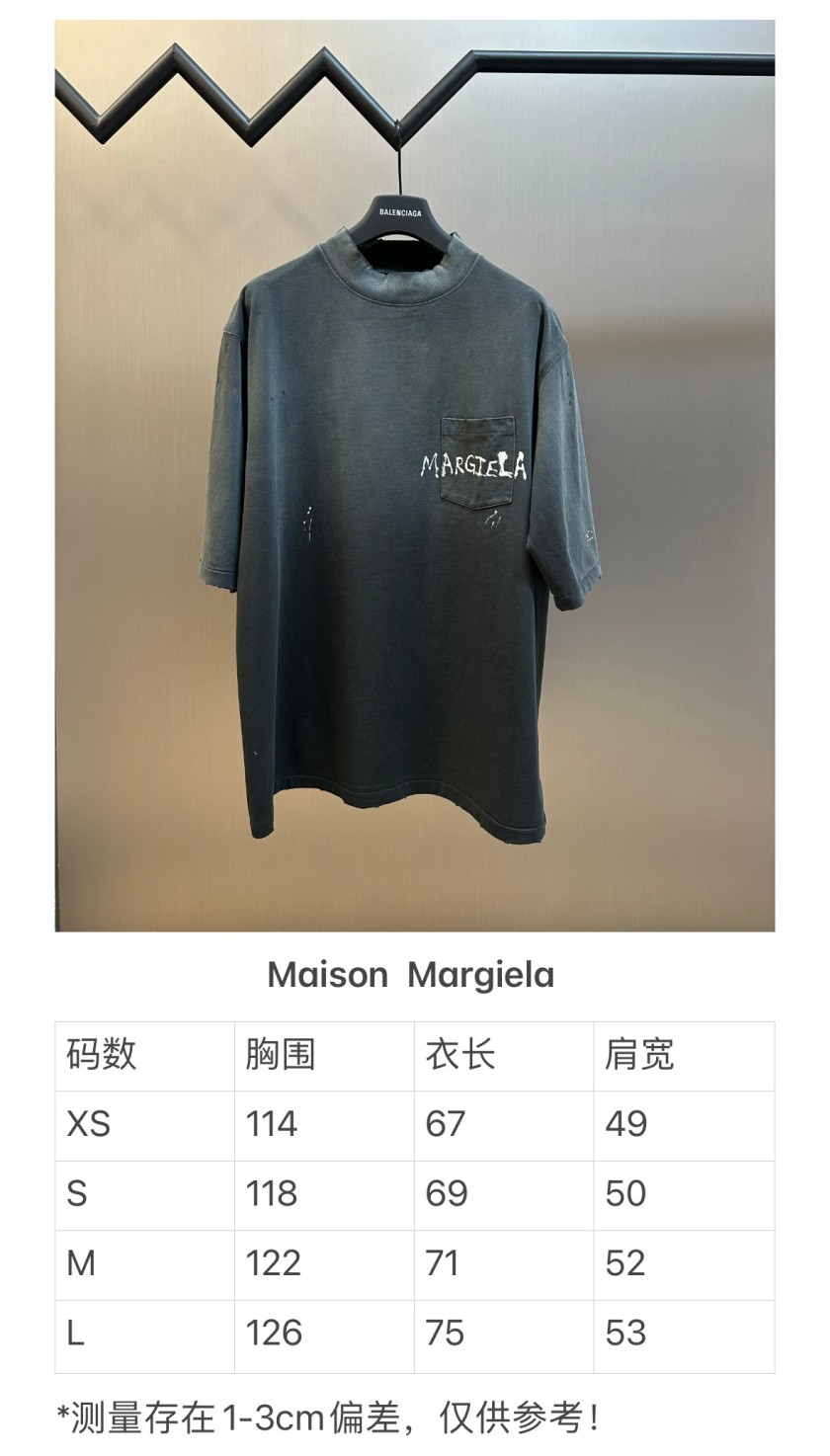 マルタンマルジェラコピーメンズ レディース 半袖Tシャツ  a