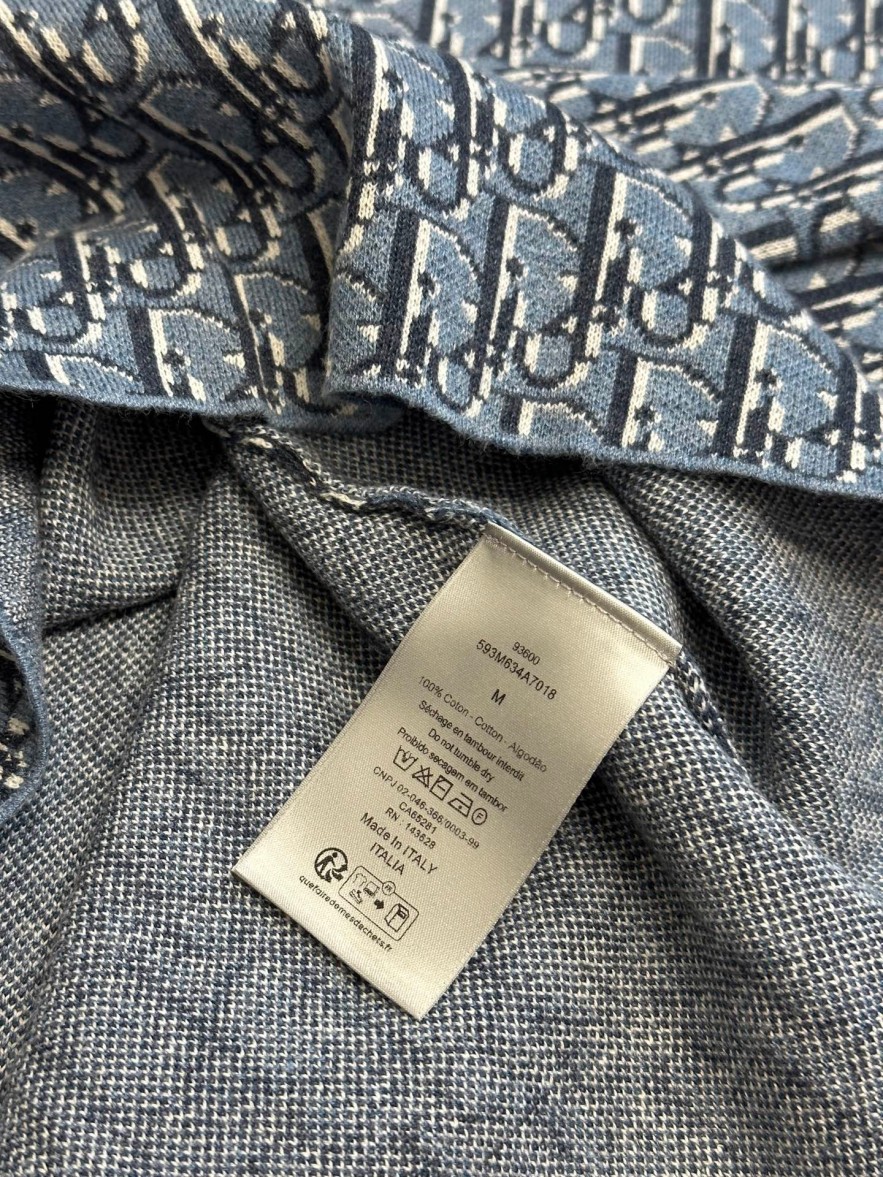 ディオールメンズ レディース　ニット 半袖Tシャツ