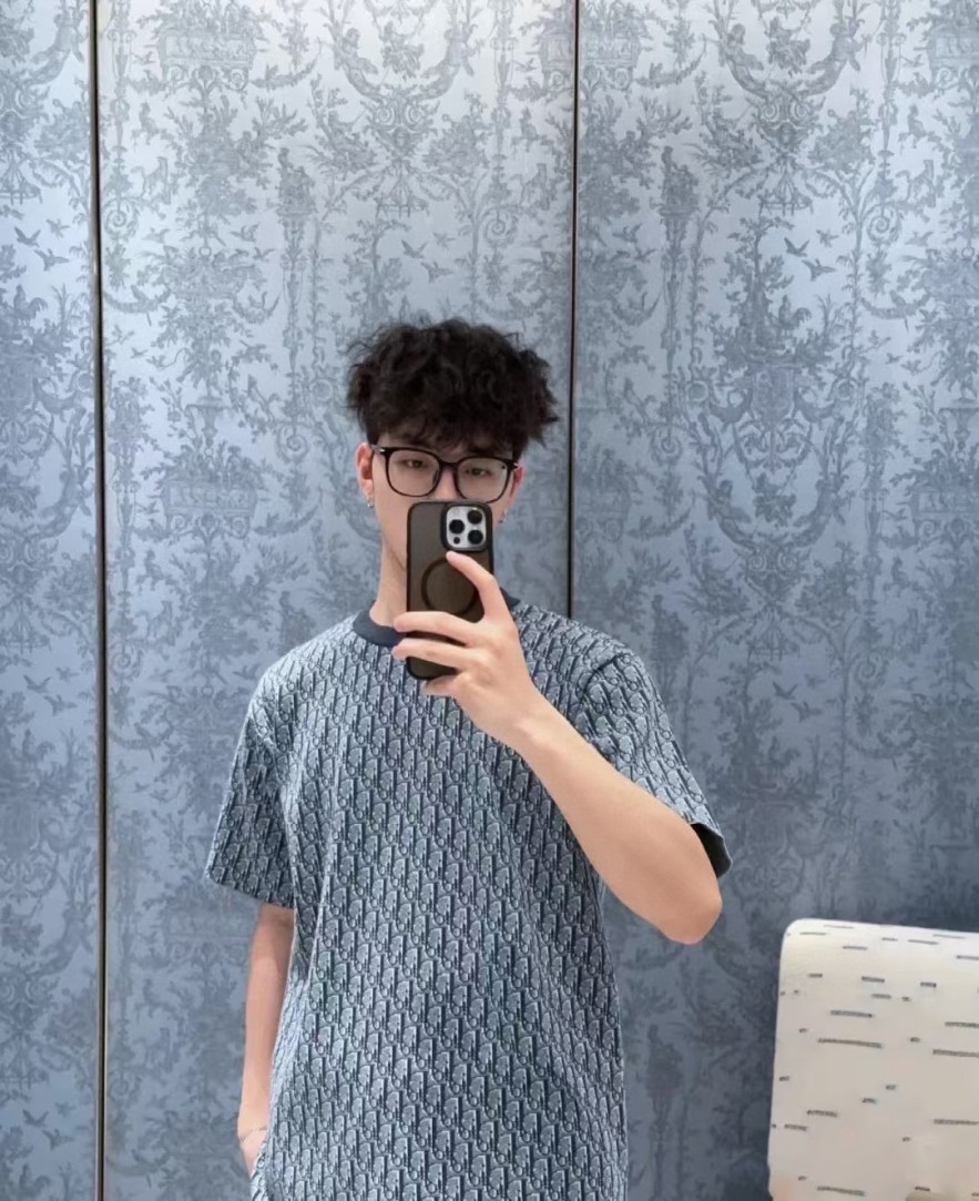 ディオールメンズ レディース　ニット 半袖Tシャツ