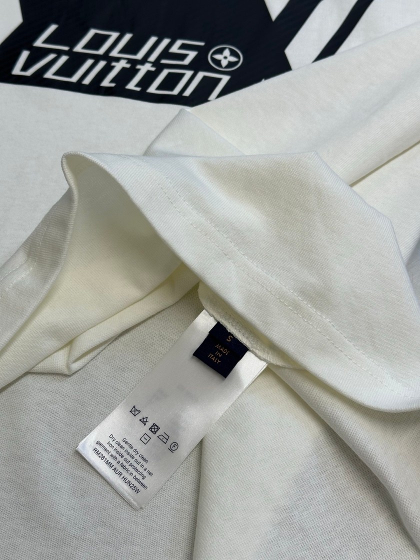 ルイヴィトン Vuitton ロゴプリント メンズ レディース 半袖Tシャツ