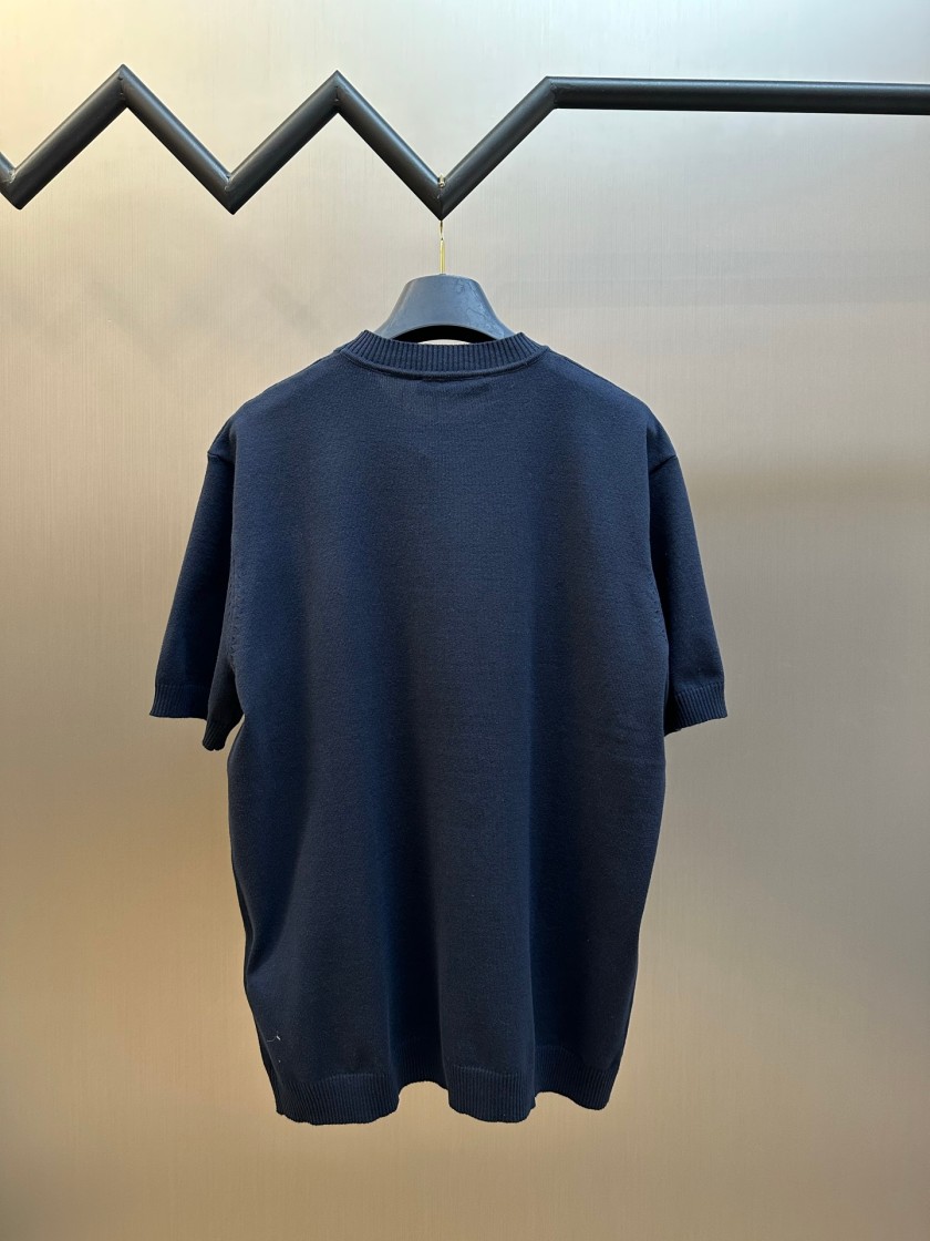 フェンディコピーメンズ レディース　ニット 半袖Tシャツ