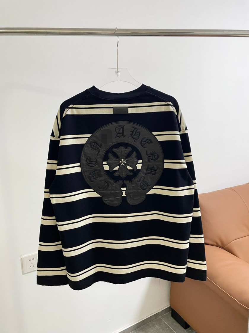 クロムハーツコピーメンズ レディース 長袖スウェットTシャツ