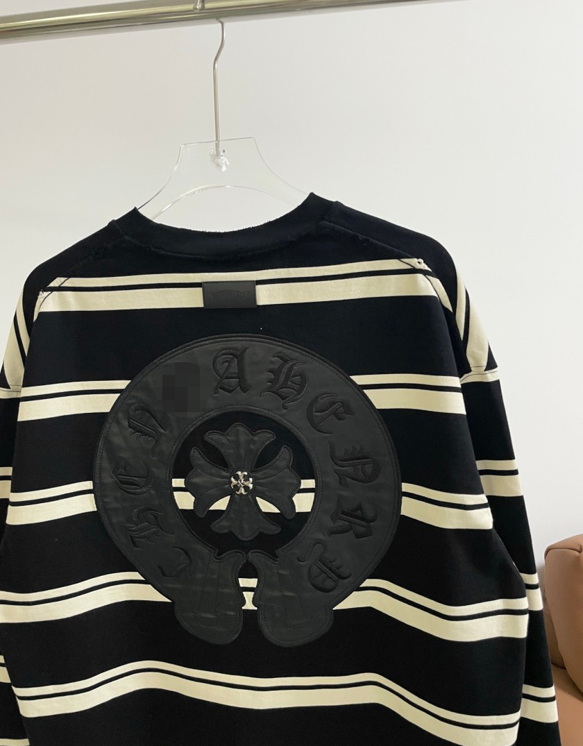 クロムハーツコピーメンズ レディース 長袖スウェットTシャツ