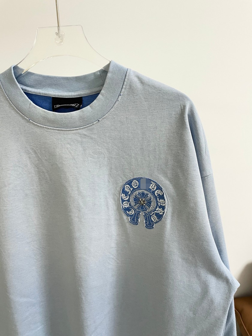 クロムハーツコピーメンズ レディースロゴT ストリート映え  長袖スウェットTシャツ